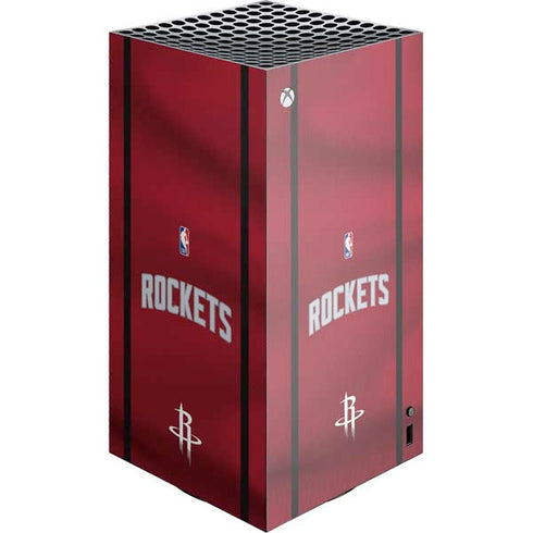 NBA Houston Rockets Jersey XBox Series X Digital Edition Console Skin